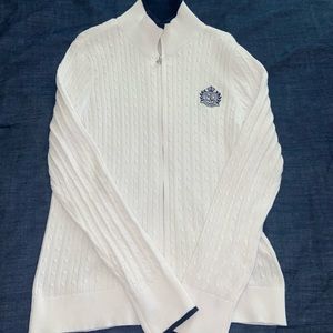 Polo sweater jacket